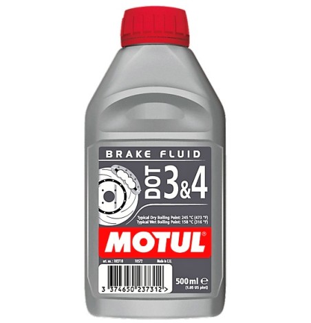 Liquide de frein MOTUL DOT 3 & 4 500ml – Pièces karting haute performance