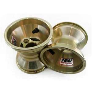 Set 4 jantes aluminium légères 110 mm/140mm AMV   KF (roulements)