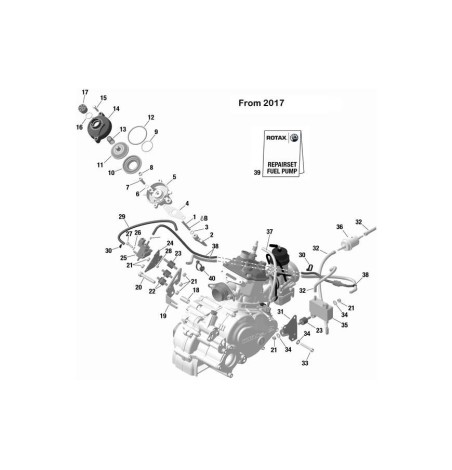 Durite Essence LG 2500 mm Karting – Pièce Détachée | MFKartConcept