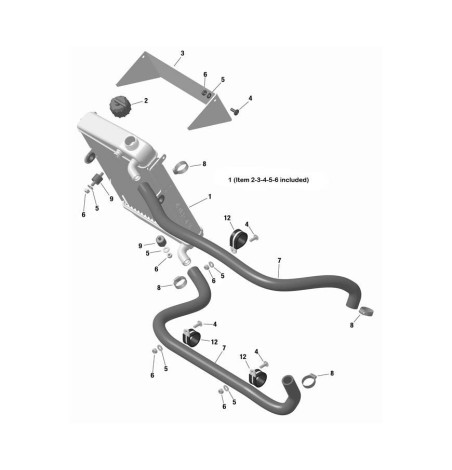 Bouchon de radiateur Rotax Max – Pièce de rechange karting haute qualité