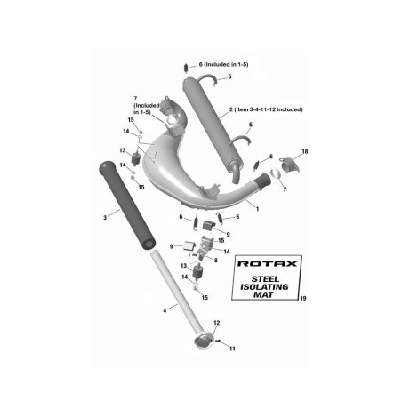 Ressort d’échappement Rotax EVO – Pièce de qualité pour karting | MF Kart Concept