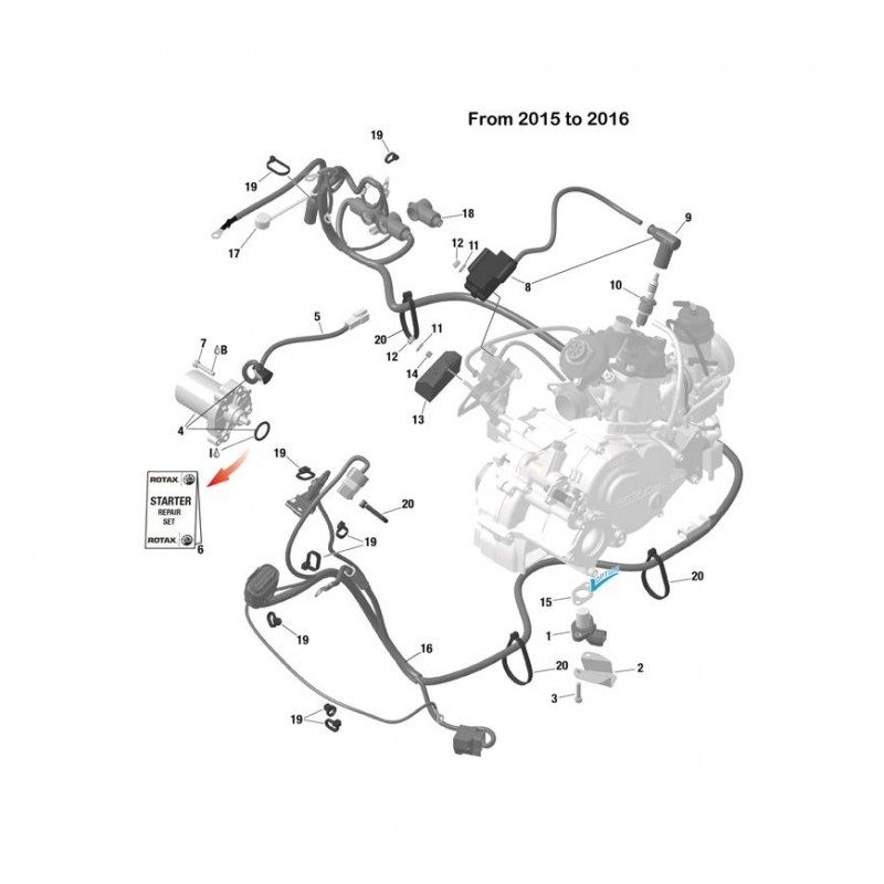 ENTRETOISE d6.4 D8 EP5.9 EVO