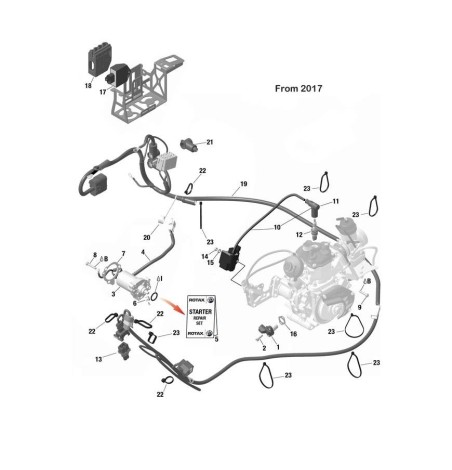 Vis CHC 6x35 pour karting – Fixation allumage/démarreur | MF Kart Concept
