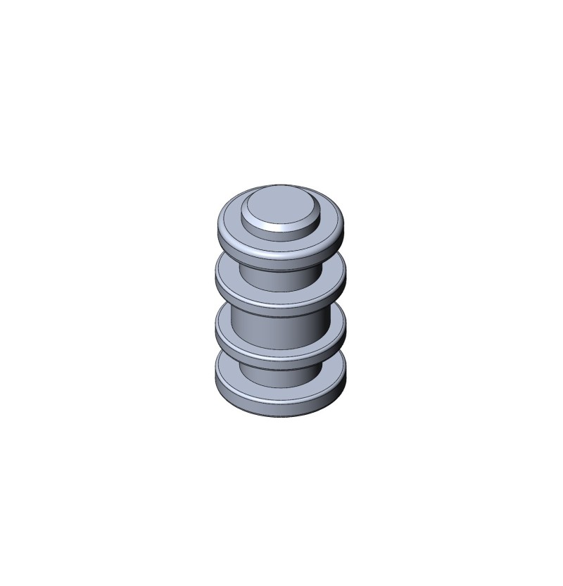 PISTON LAITON 19MM POUR POMPE DE FREIN AP-RACE 02 - NOIR ANODISÉ