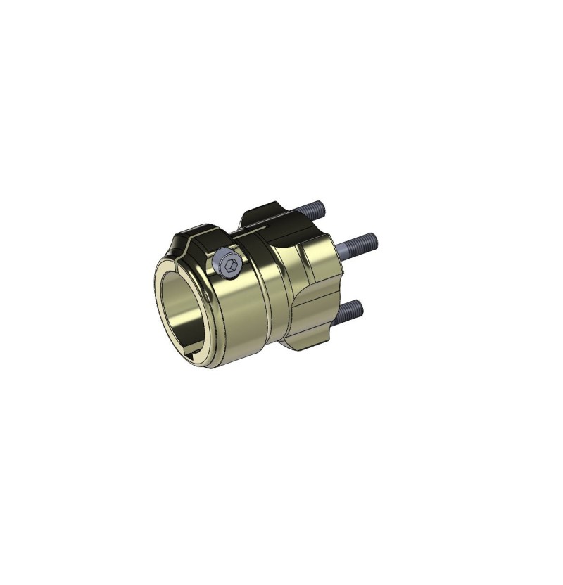 MOYEU DE ROUE ARRIERE DIAM.40 MAGNESIUM COMPLET L 70 MM, INT.58MM