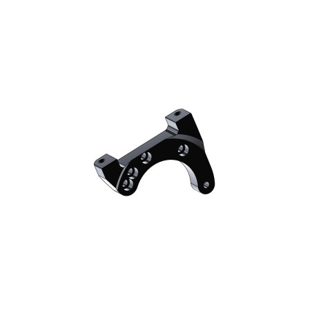 SUPPORT D'ETRIER DE FREIN AP06 MINI NOIR ANODISE