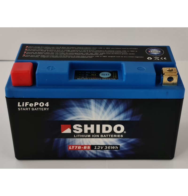 BATTERIE LITHIUM ION SHIDO 12 V 36 Wh