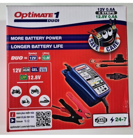 CHARGEUR OPTIMATE 1 DUO (POUR BATTERIE PLOMB OU LITHIUM)