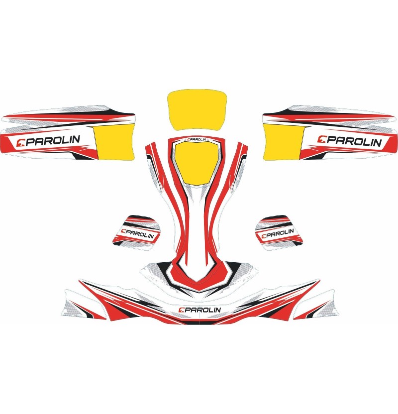 KIT D'AUTOCOLLANTS PAROLIN MOTORSPORT POUR CARROSSERIE AGILE EUROSTAR