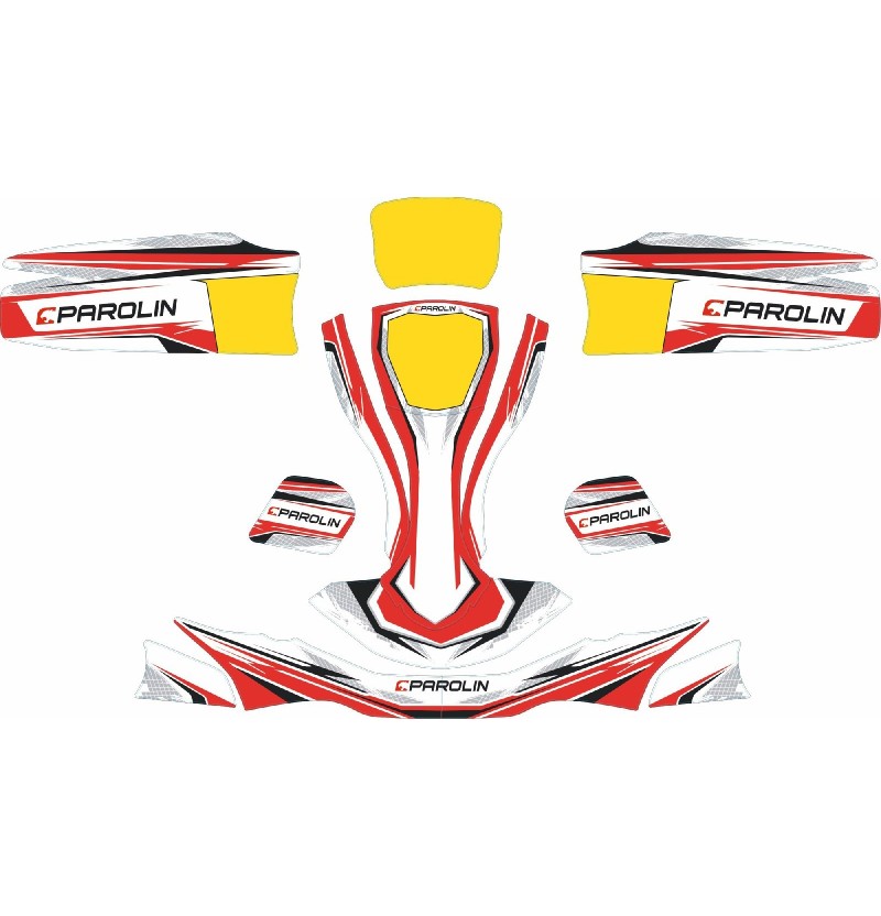 KIT D'AUTOCOLLANTS PAROLIN MOTORSPORT POUR CARROSSERIE AGILE EUROSTAR