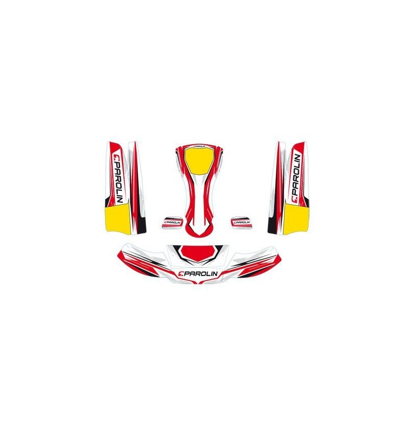 KIT D'AUTOCOLLANTS PAROLIN MOTORSPORT MINI DYNAMICA CARROSSERIE 2021