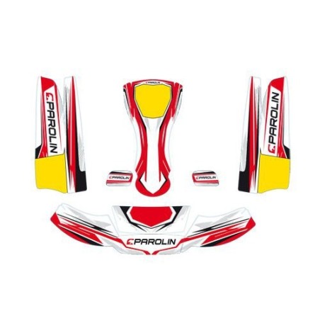 KIT D'AUTOCOLLANTS PAROLIN MOTORSPORT MINI DYNAMICA CARROSSERIE 2021