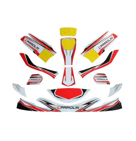 JEU D'AUTOCOLLANTS PAROLIN MOTORSPORT POUR EUROSTAR DYNAMICA