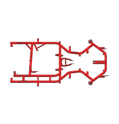 Cadre Parolin Invader NU – Châssis Karting Haute Performance