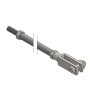 Tige de frein complète Parolin – Pédales aluminium 395 mm pour karting
