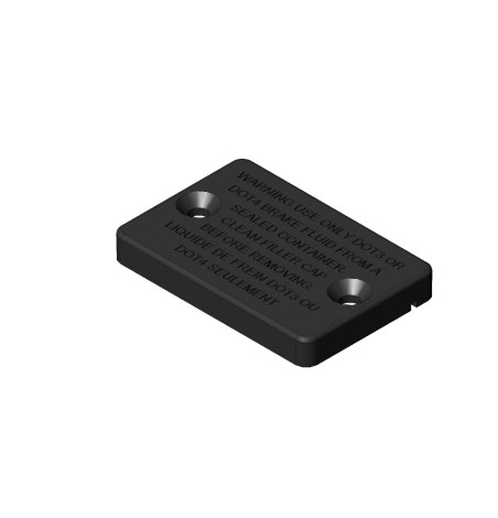 COUVERCLE DE RÉSERVOIR D'HUILE POUR MAITRE-CYLINDRE AP-RACE 55x35MM