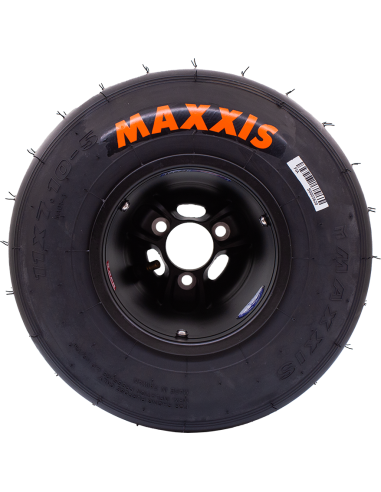 Train de pneus complet Maxxis Option FIA – Performance et adhérence karting