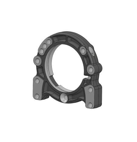 Support de roulement aluminium forgé Parolin 40/50 mm noir
