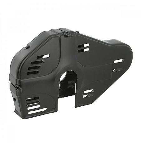 Carter chaîne noir avec fixation élastique – Pièce karting