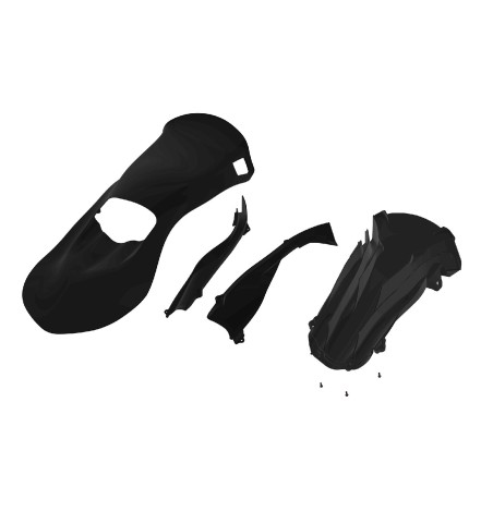 Nasseau Panel Eurostar DY EVO Noir – Carrosserie Karting