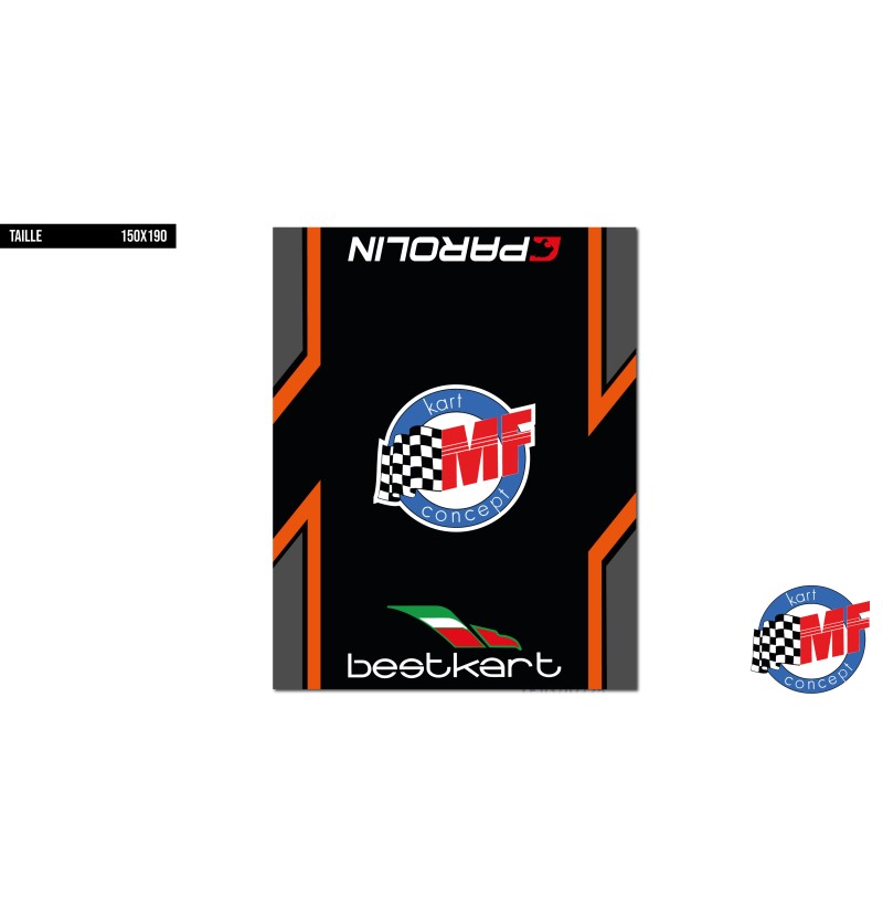 Tapis de sol MFK Paddock 150x190 cm pour karting