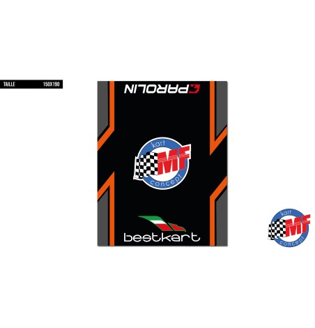 Tapis de sol MFK Paddock 150x190 cm pour karting