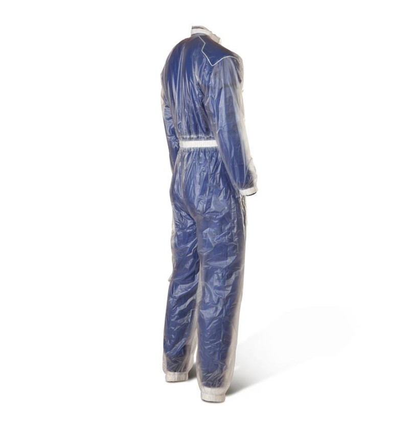 Combinaison de pluie transparente Hudson R-1 pour karting – Protection pilote