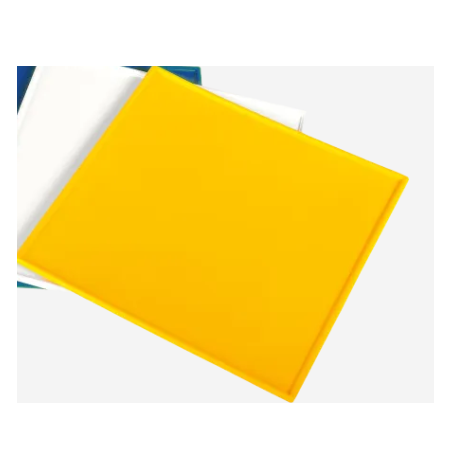 Plaque numéro arrière jaune rigide | MF Kart Concept