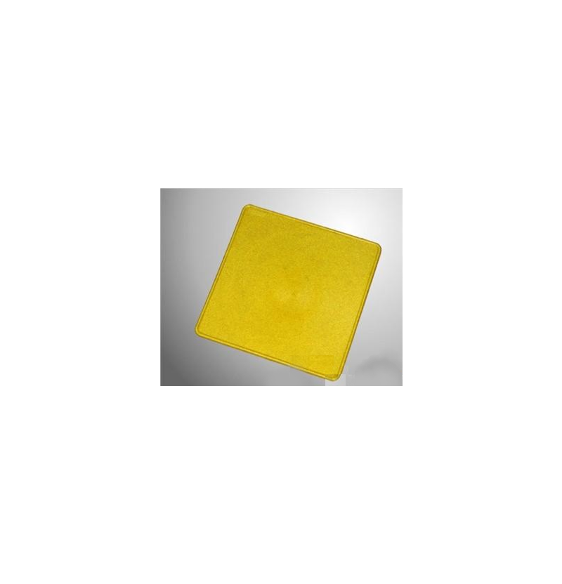 Plaque numéro arrière jaune rigide | MF Kart Concept