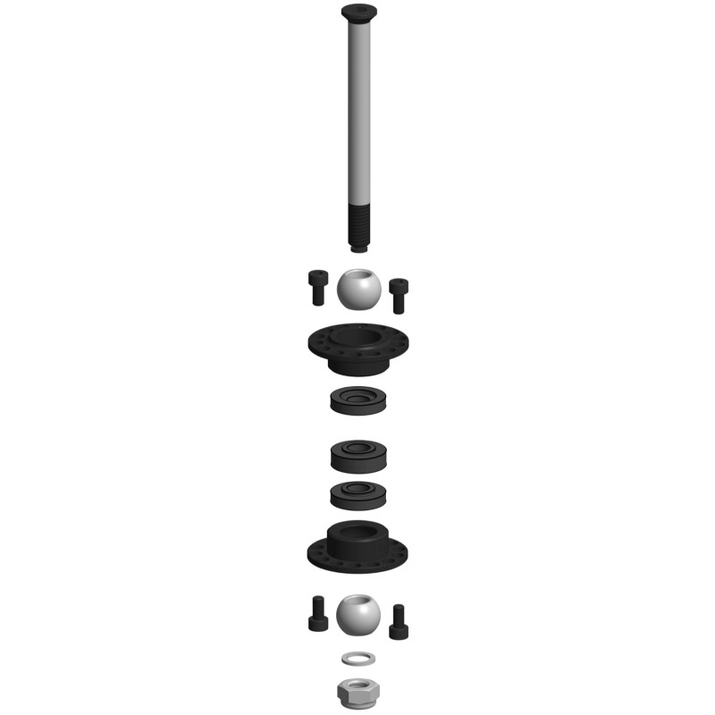 Axe de fusée bestkart d8mm/l 95mm | Pièces Karting