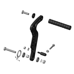 Pédale de frein aluminium bestkart – Pièce karting haute qualité