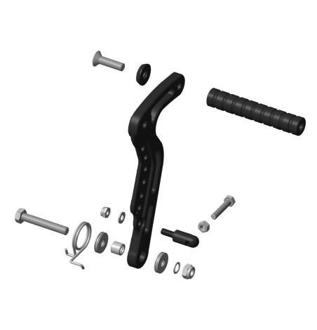 Pédale de frein aluminium bestkart – Pièce karting haute qualité