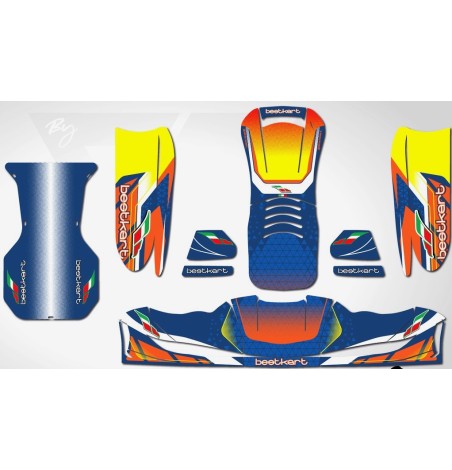Kit autocollants Bestkart – Pièces karting