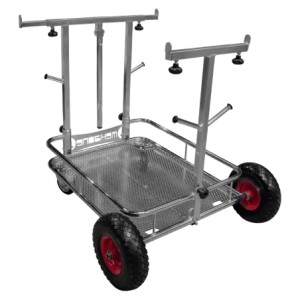 Chariot Porte Kart Chrome – Support Karting Qualité Italienne