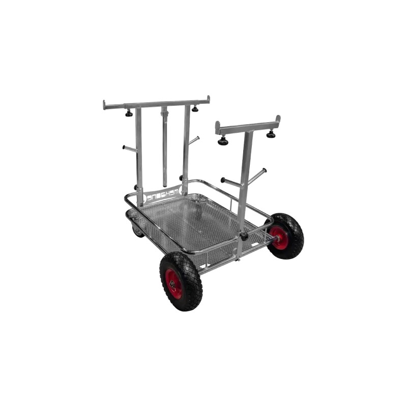 Chariot Porte Kart Chrome – Support Karting Qualité Italienne