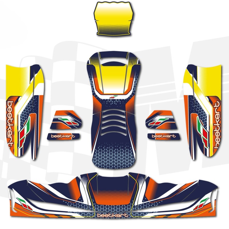 Kit autocollants Bestkart – Pièces karting