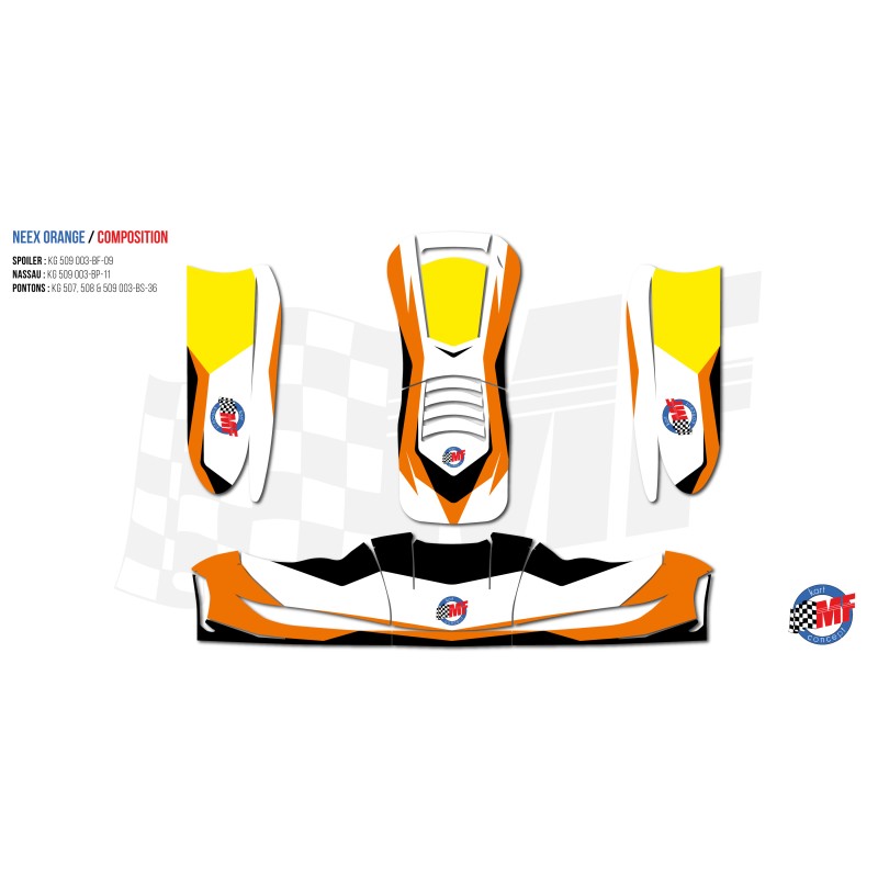 Kit autocollants Bestkart – Pièces karting