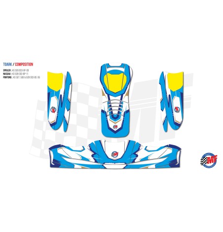Kit autocollants Bestkart – Pièces karting