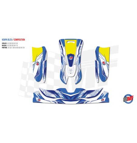 Kit autocollants Bestkart – Pièces karting