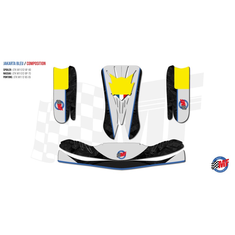 Kit autocollants Bestkart – Pièces karting