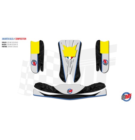 Kit autocollants Bestkart – Pièces karting