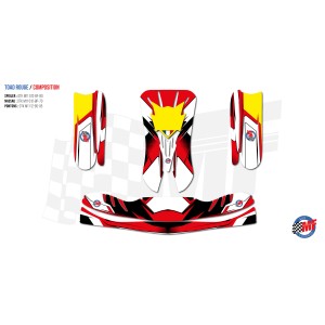 Kit autocollants Bestkart – Pièces karting