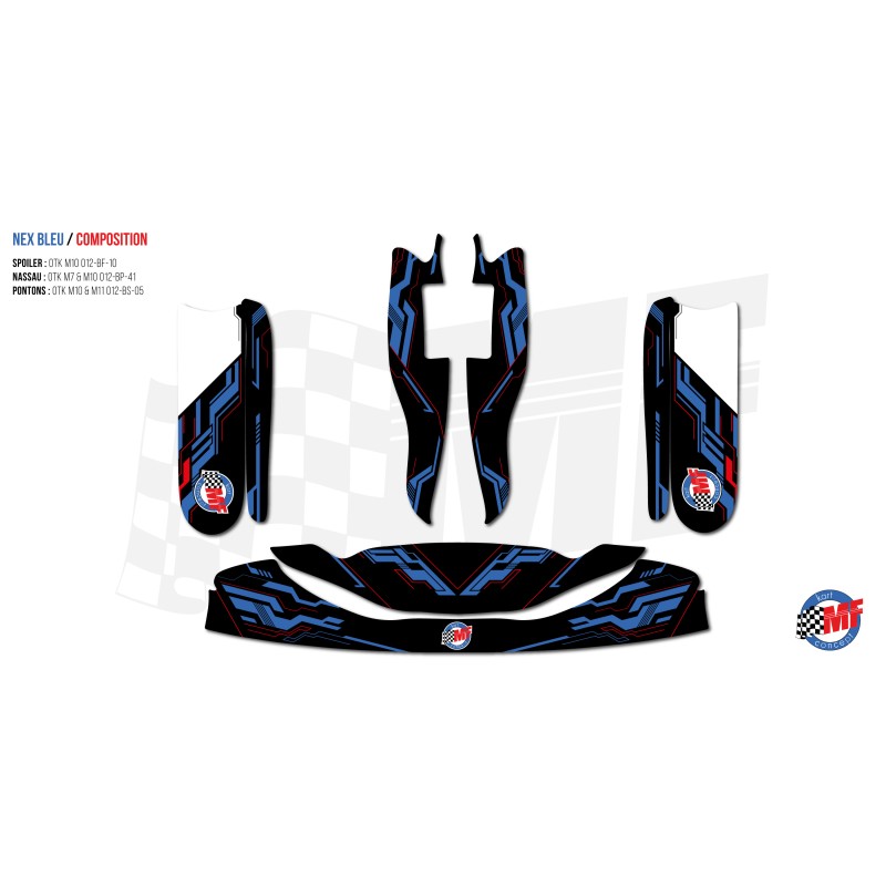 Kit autocollants Bestkart – Pièces karting
