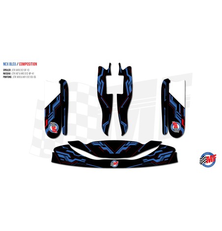 Kit autocollants Bestkart – Pièces karting